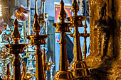 Street life around the Sri Meenakshi-Sundareshwarar Temple of Madurai. Tamil Nadu.  